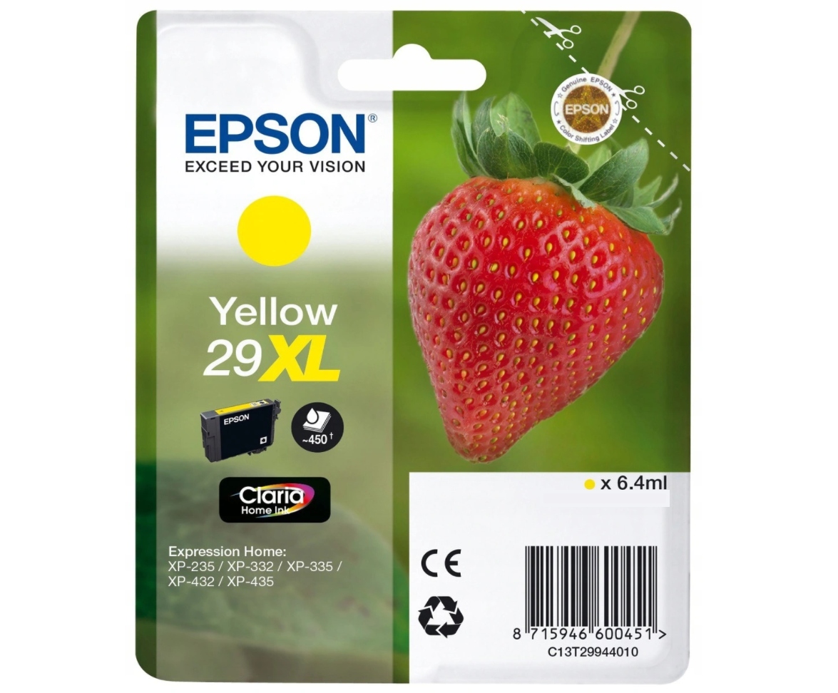 Tusz Epson 29XL żółty (yellow) 29XL Żółty