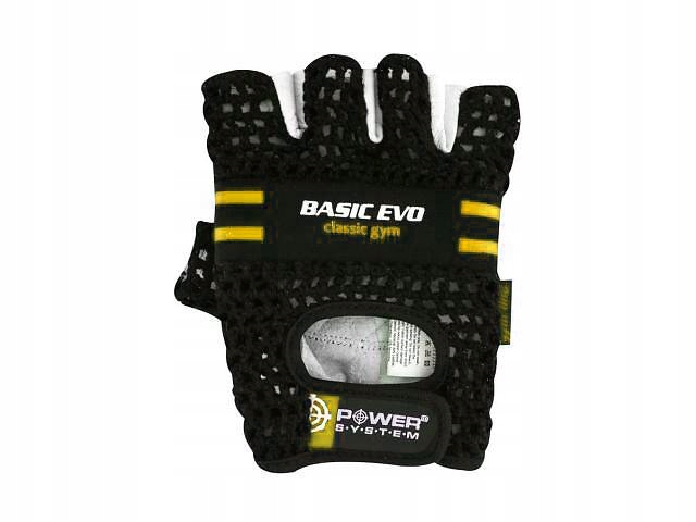 Power-system Rękawiczki Basic Evo-yellow-xl