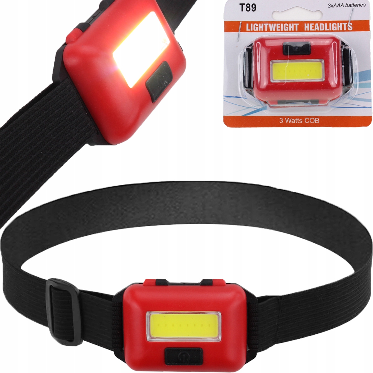 

Latarka Lampka Czołowa Rowerowa 7 Led Czołówka