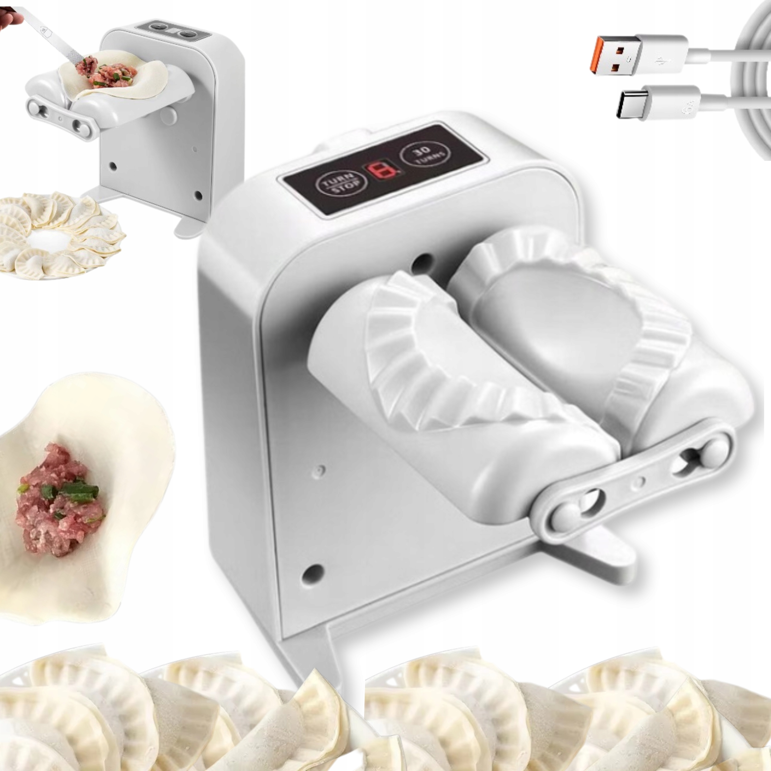 Automatyczna Elektryczna Maszynka do Robienia Lepienia Pierogów Pierogarka