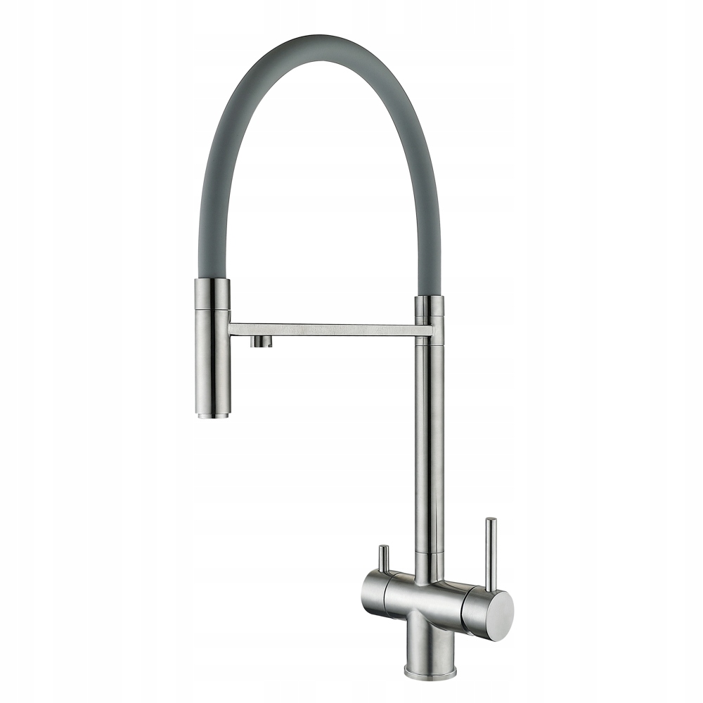 Kuchyňská baterie Wezer TOP4-01-GRAY s připojením na vodní filtr