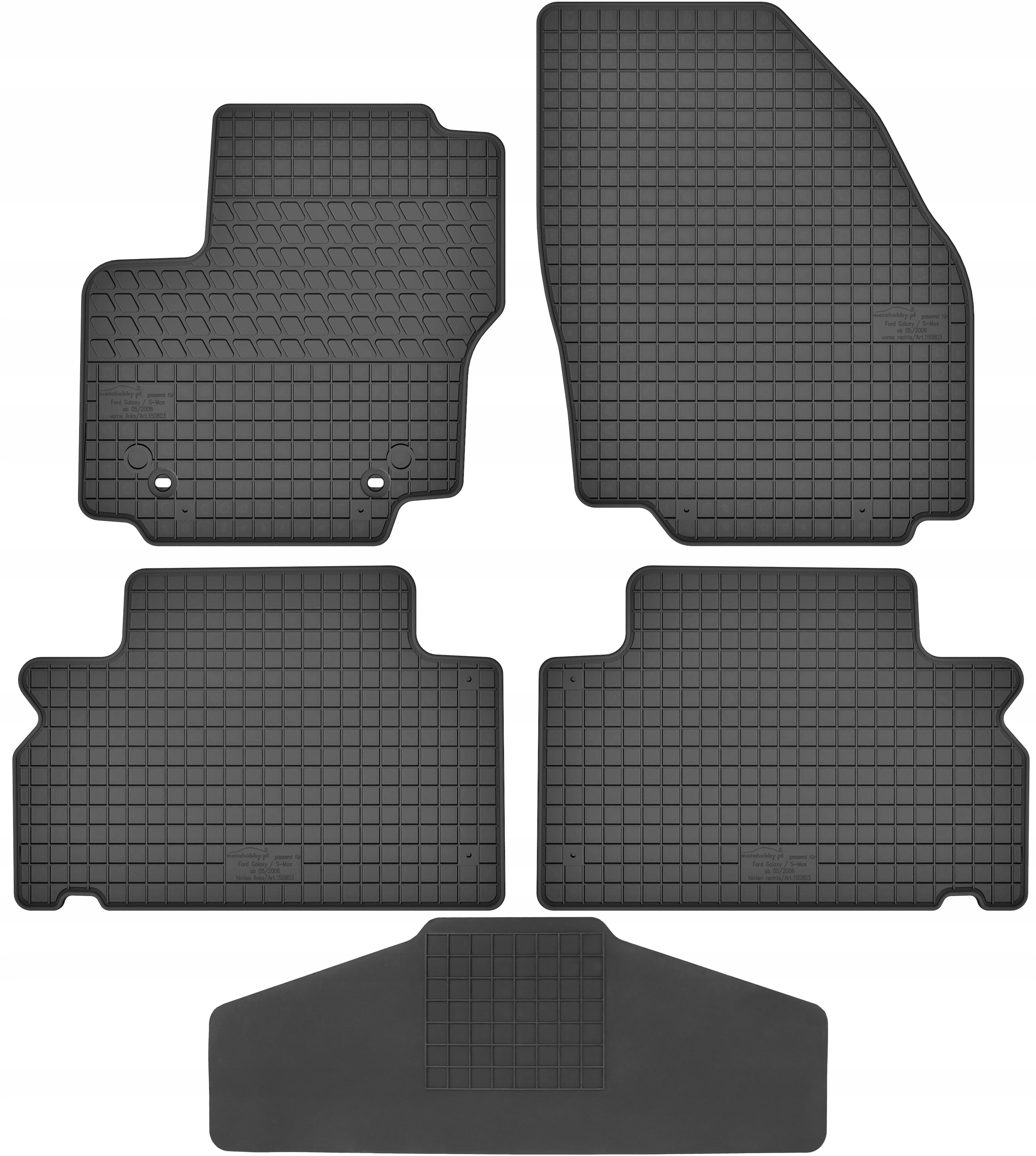 

Ford S-Max 2006-2010 Dywaniki osłona