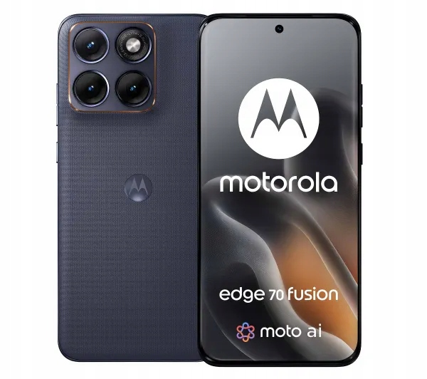 Smartfon Motorola edge 70 fusion 12/256GB Grafitowy Słuchawki Ładowarka