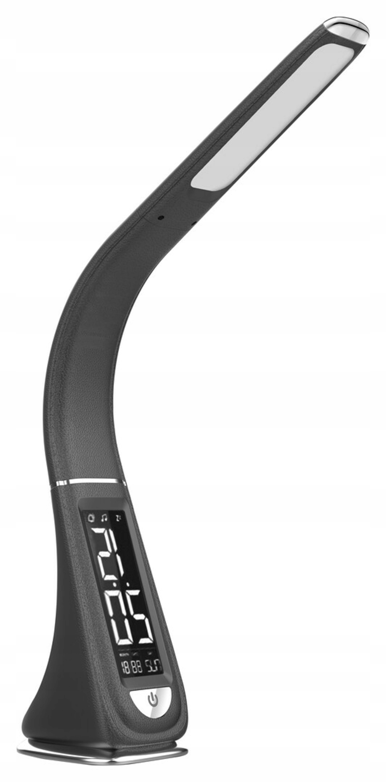 Rabalux Lionel Led 5W DIM stolní lampa s displejem, stmíváním, černá