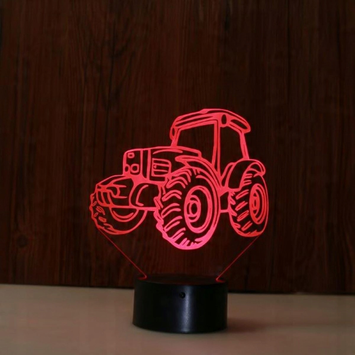 

Lampka Nocna 3D Led Traktor Z Pilotem