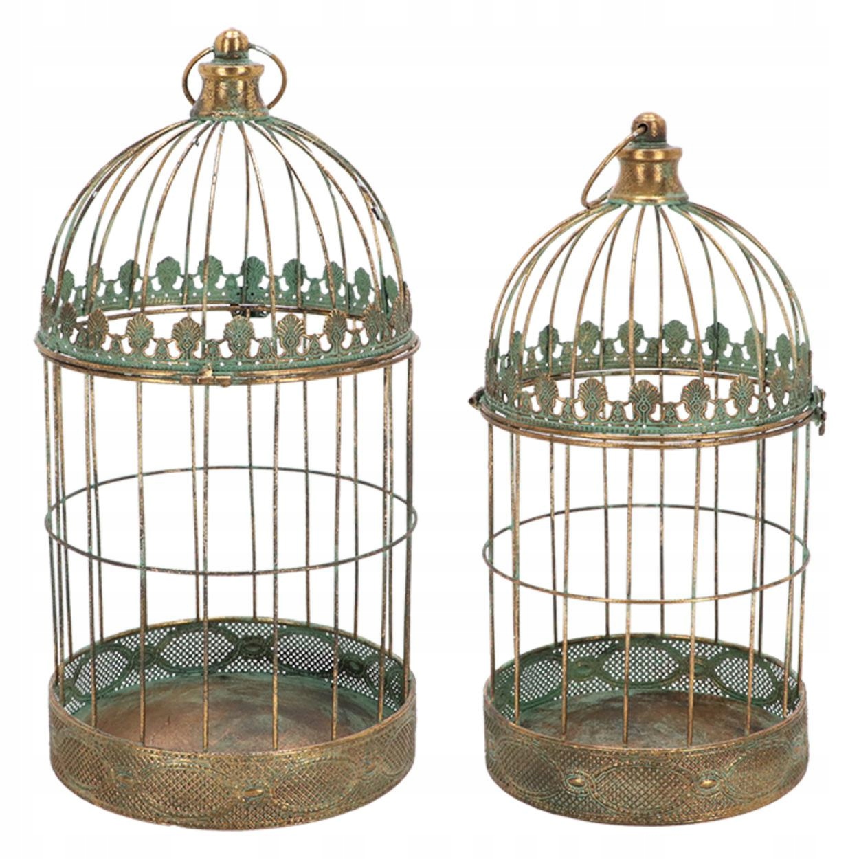 Sada 2 dekoratívnych klietok vo vintage štýle Na Rastliny, Dekorácie, Ozdoby