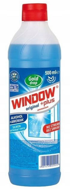 

Gold Drop Płyn do Szyb Alkohol i Amoniak 500ml