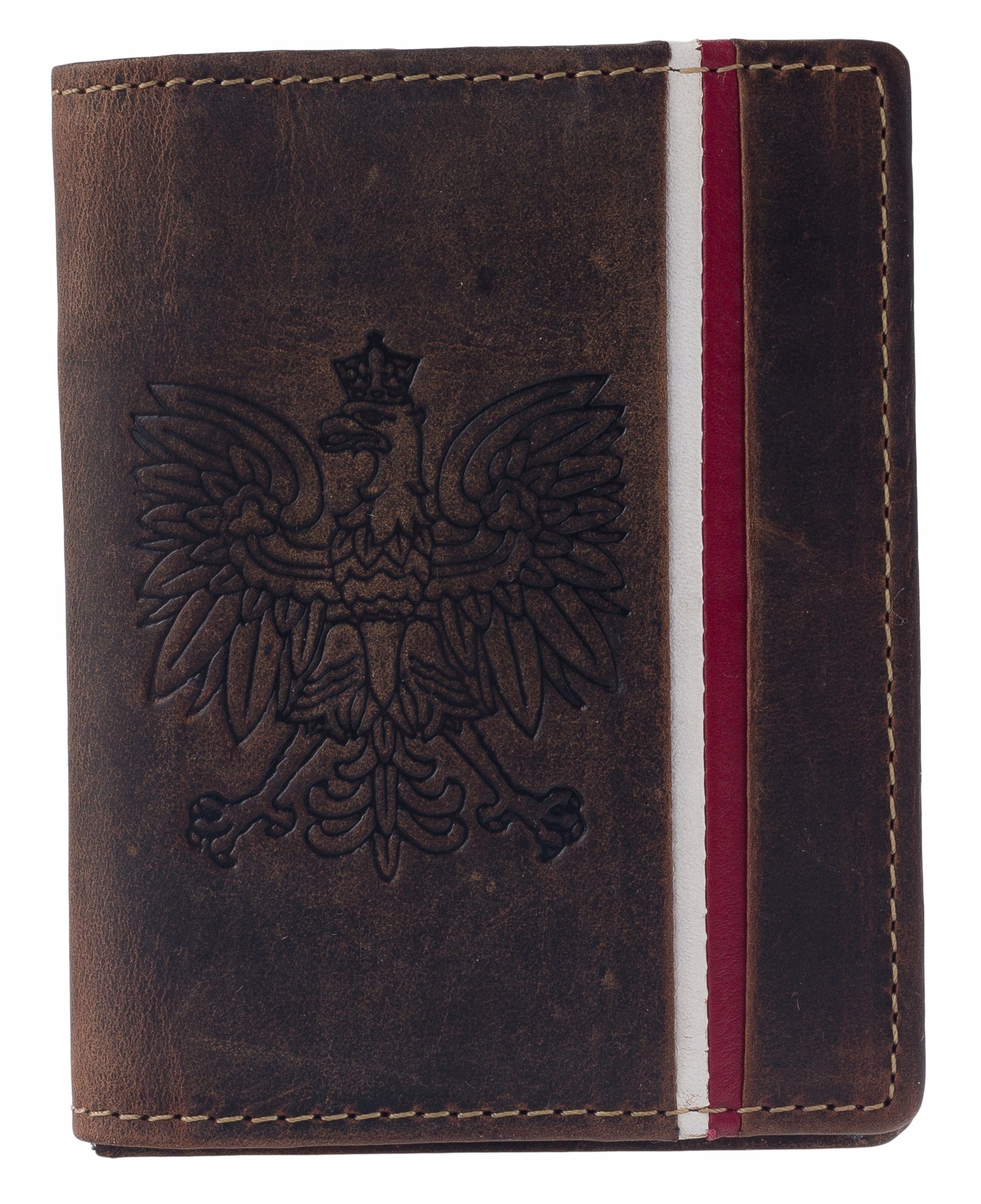 

mały patriotyczny portfel męski flaga orzeł Rfid