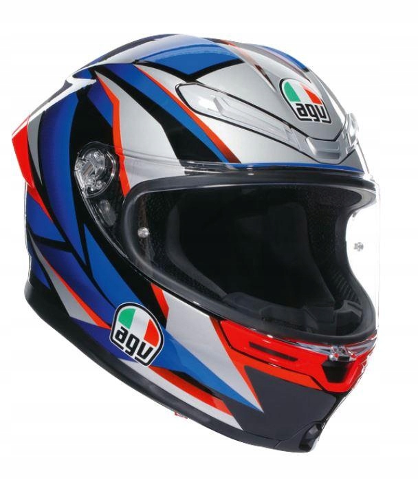 Motocyklová prilba Agv K6 S Slashcut Čierno/Modrá/Červená S