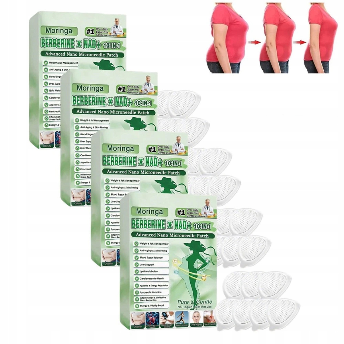 Nano Mikroigłowy Plaster 4 Pudełka – Pielęgnacja, Łagodne Modelowanie