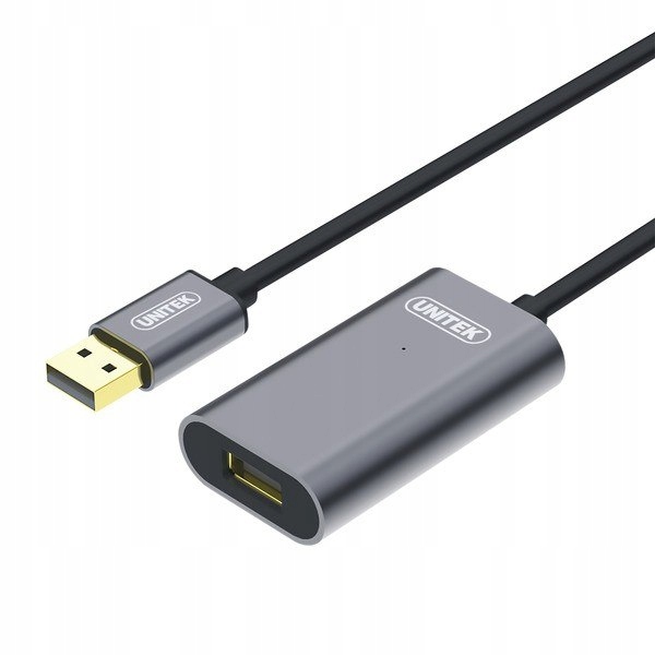 Unitek Przedłużacz USB3.0 5m; Am-af,premium; Y-300