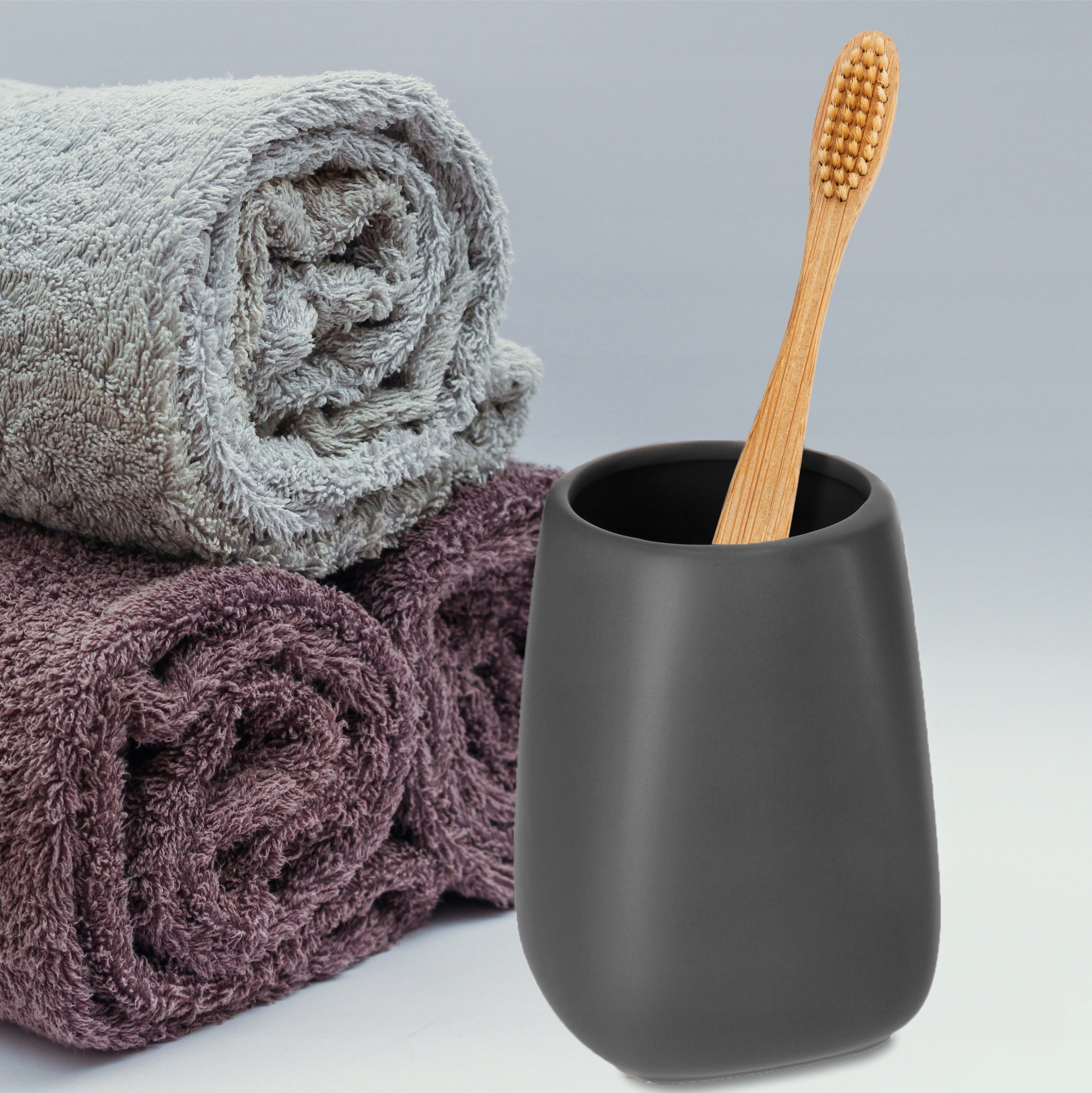 KUBEK ŁAZIENKOWY NA SZCZOTECZKĘ PASTĘ CERAMICZNY Pojemność 150 ml