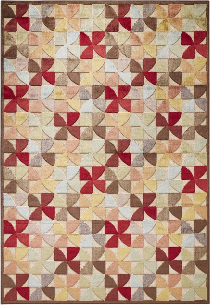 Moderní vlněný koberec, 3D lisovaný 80x125 cm