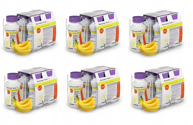 Nutricomp Drink Plus o smaku banana 24 x 200 ml