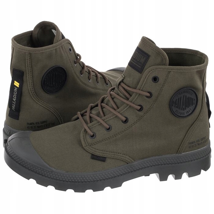 Turistické boty Palladium Pampa Hi Htg Supply Olive Night 77356 Green