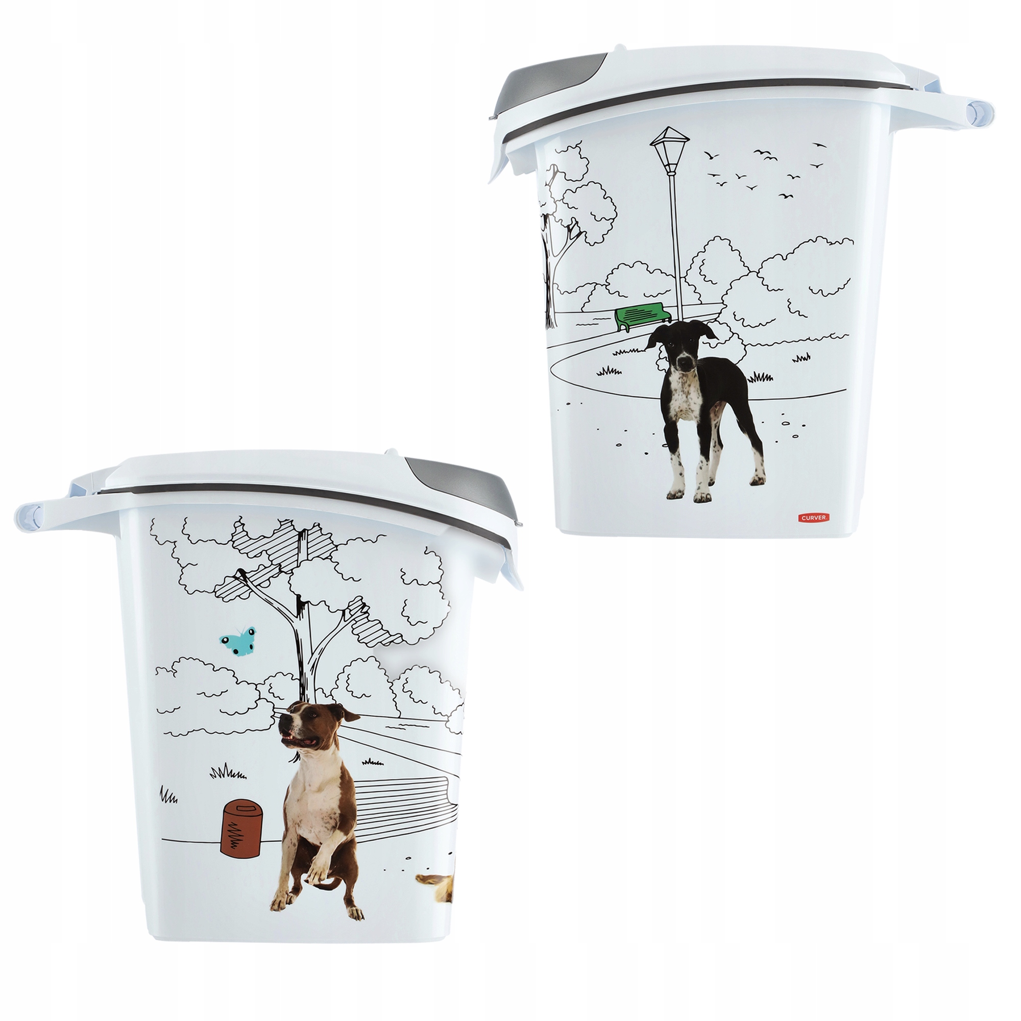 CURVER NÁDOBA NA KRMIVO PRE PSA 10 kg 23L VEĽKÁ Hmotnosť 1.24 kg