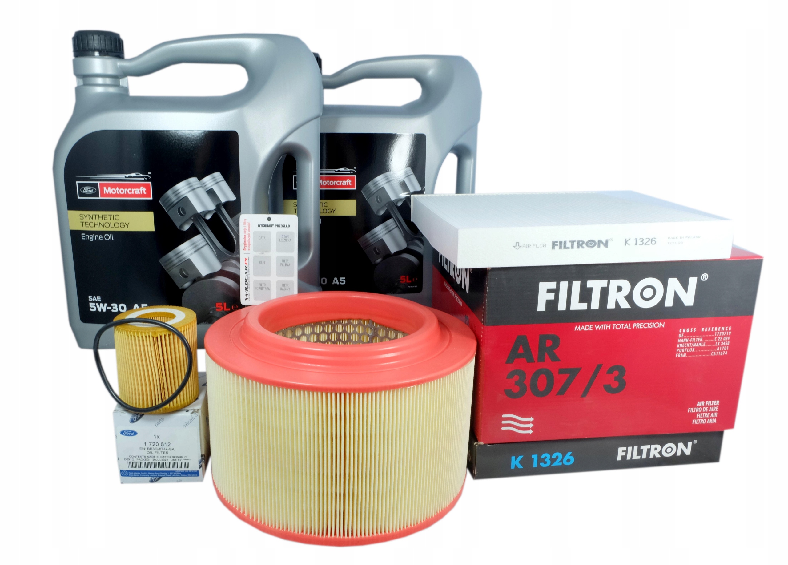 3x Filtr Olej 5W30 OE Ford Ranger 11- 2.2 3.2 TDCi