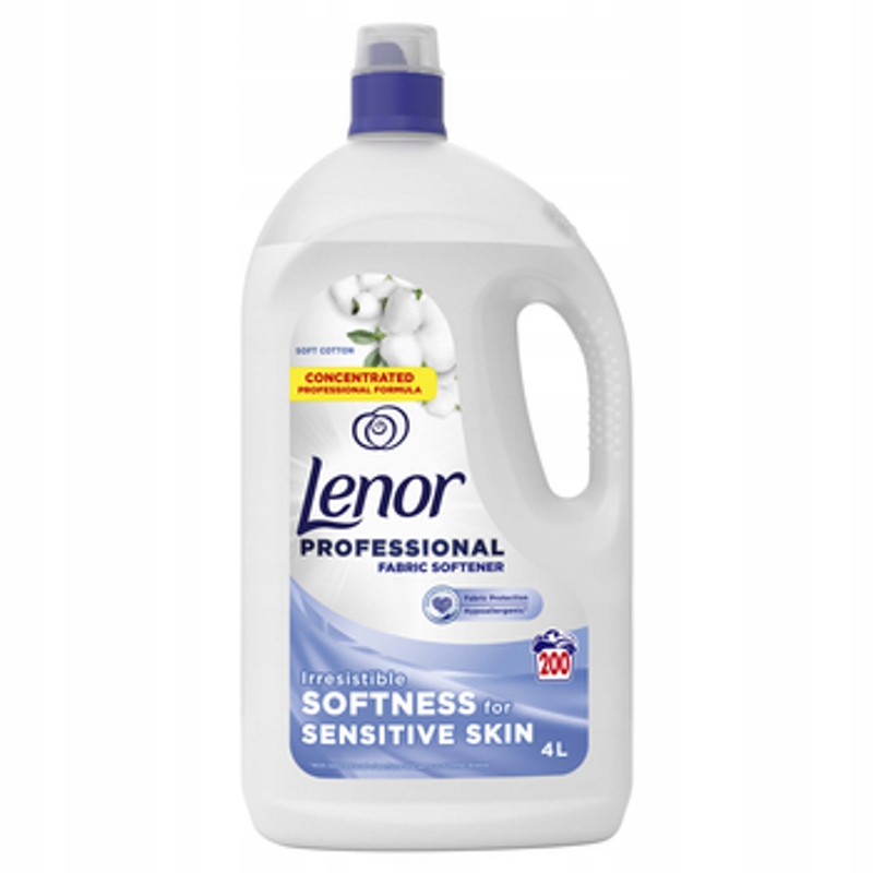 Levně Lenor Professional Soft Cotton Tekutá aviváž 4L