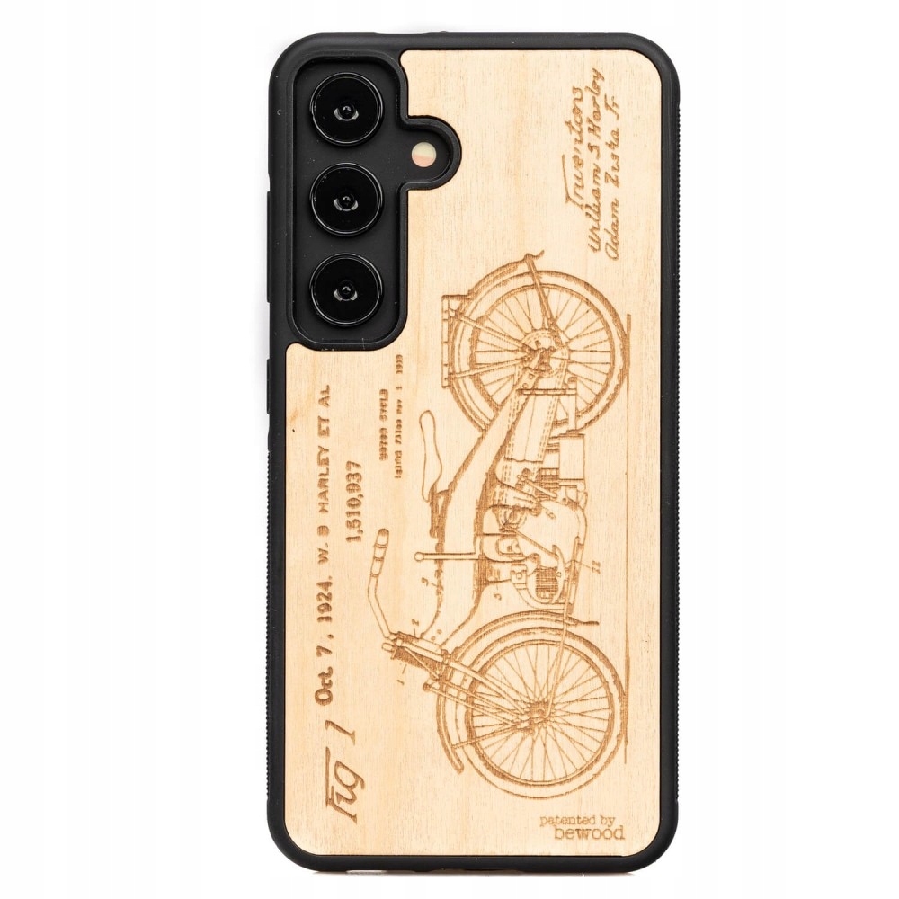 Dřevěné Pouzdro Bewood pro Samsung Galaxy A55 5G Harley Patent Aniegre