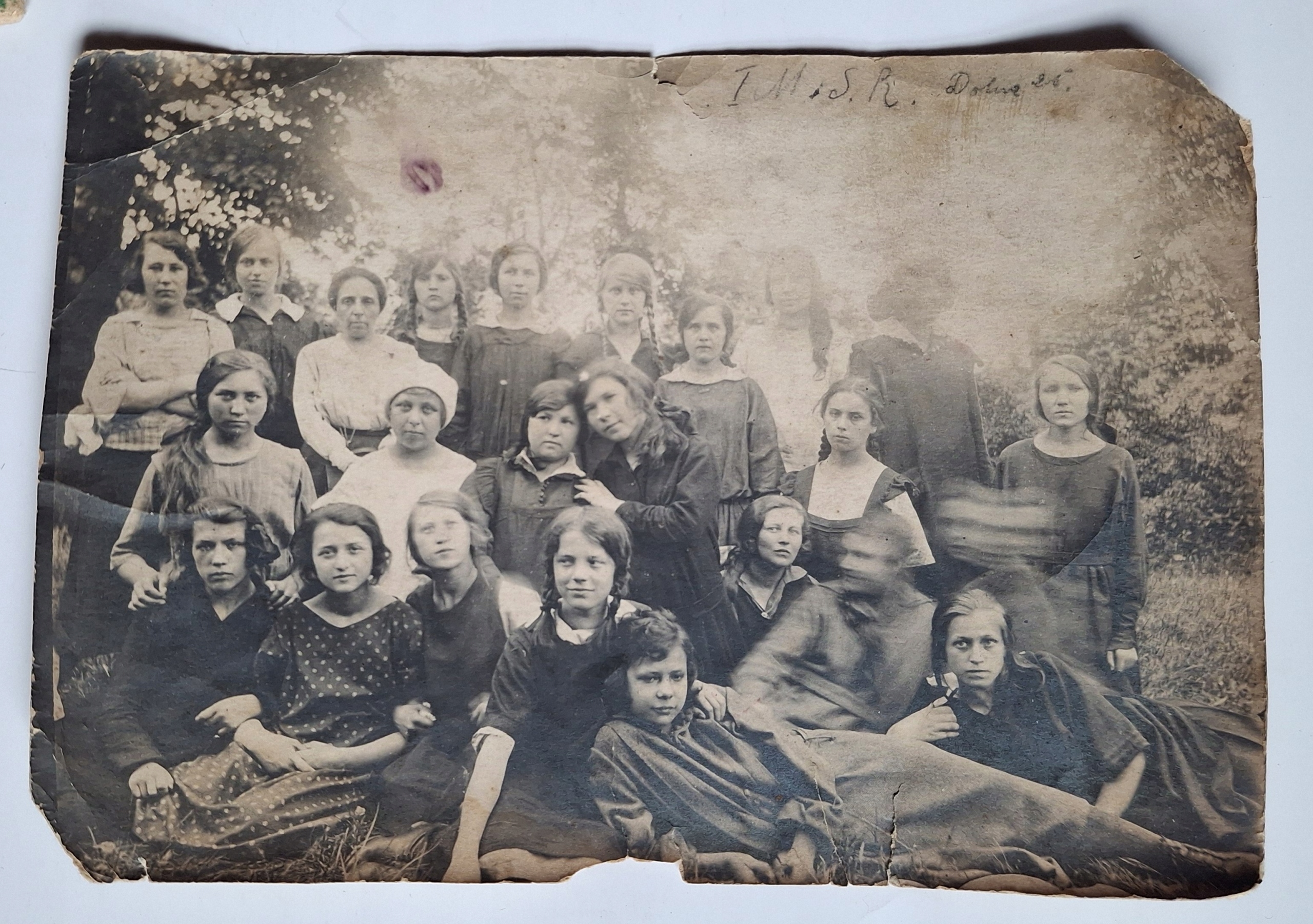 GRUPA DZIEWCZYNEK - WARSZAWA 1924