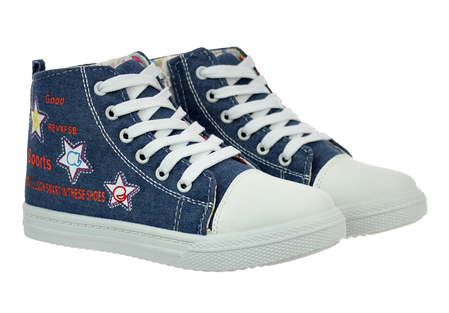 

Trampki Niebieskie Zamek Buty Sportowe 5977 r. 28
