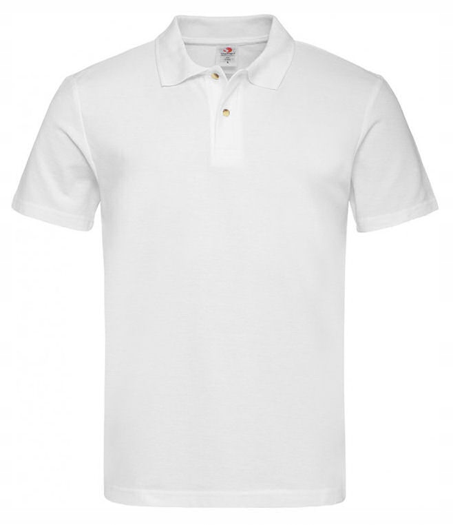 

Biała Elegancka Koszulka Polo -stedman- M