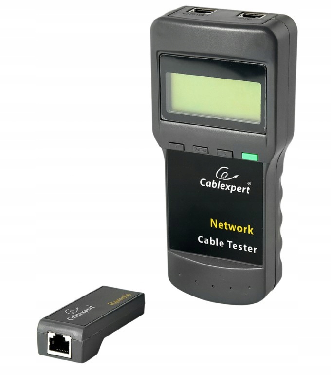 CYFROWY TESTER DO KABLI SIECIOWYCH LAN SIECI RJ45 RJ11