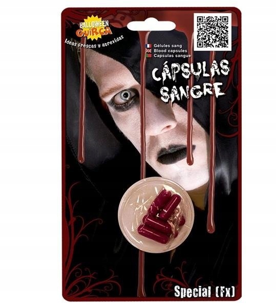 SZTUCZNA KREW W KAPSUŁKACH HORROR HALLOWEEN