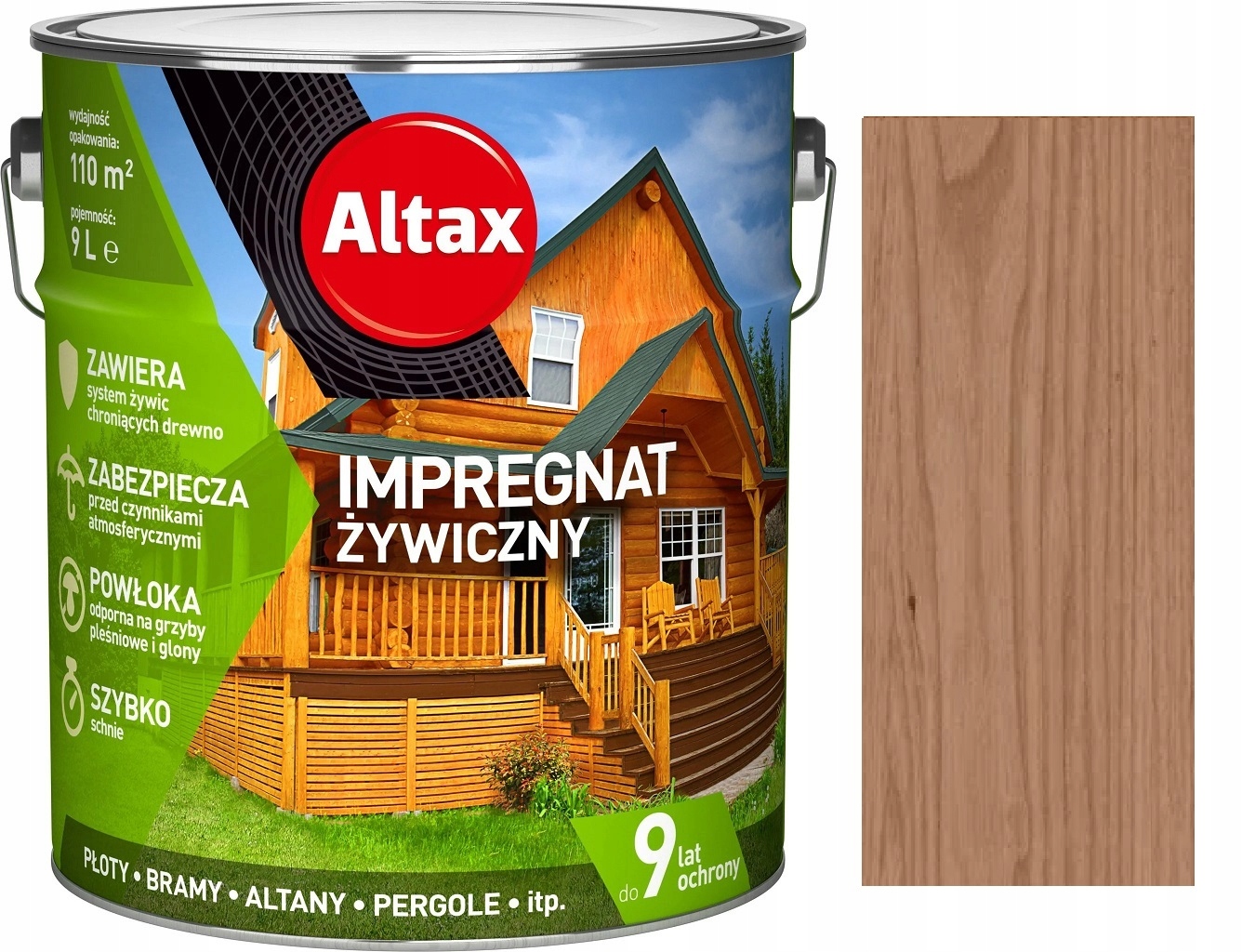 

Altax Impregnat Żywiczny Do Drewna Kasztan 9L