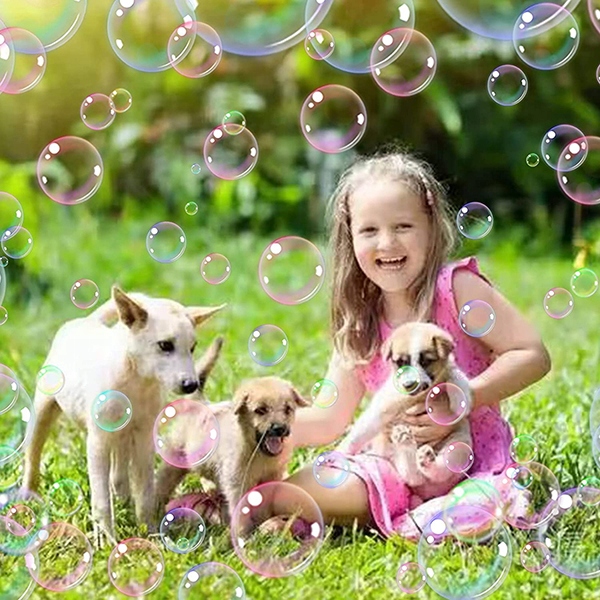 MASZYNA DO BANIEK BAZOOKA PISTOLET NA BAŃKI MYDLANE 132 OTWORY LED AUTOMAT Szerokość produktu 26 cm