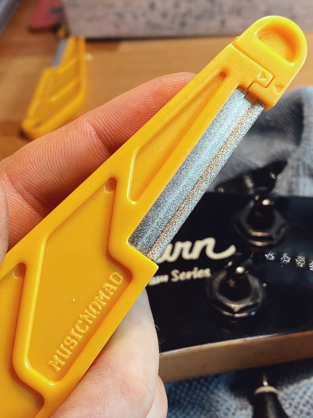 MusicNomad Diamentowe pilniki do siodełek 10-46 Marka bez marki