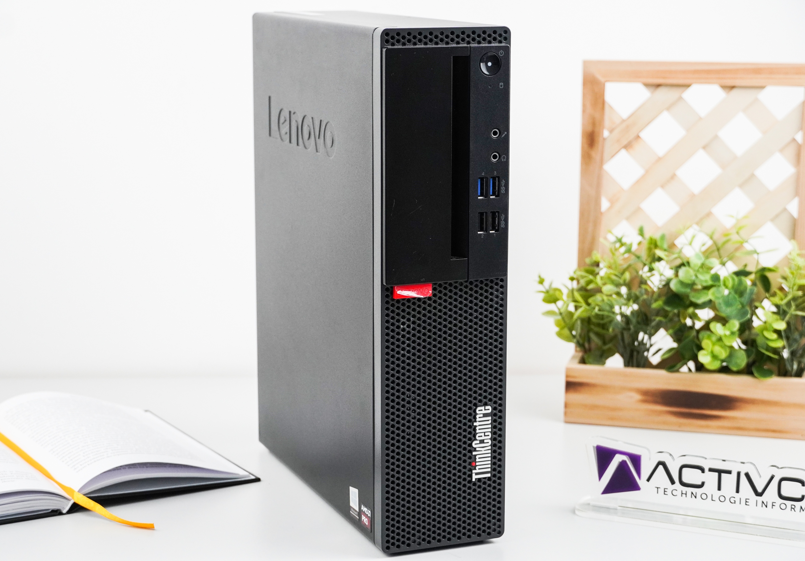 KOMPUTER SFF PC Lenovo M725s AMD RYZEN 3 PRO 2200G 4GB 480SSD WIN11 Marka Lenovo