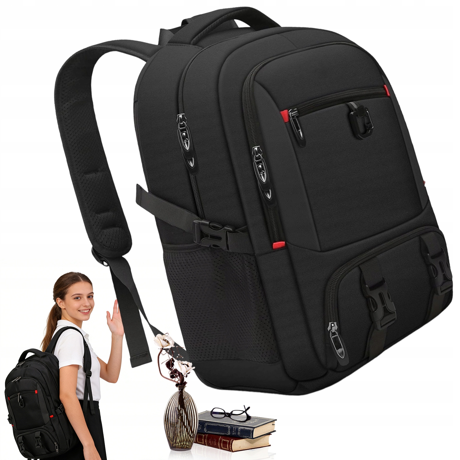 Batoh Do Práce Rozšiřitelný, Voděodolný, S Místem Pro Notebook A Boty