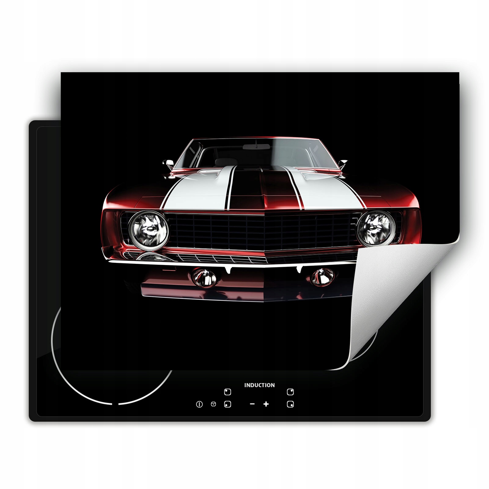 MATA WINYLOWA DO KUCHNI WIĘCEJ MIEJSCA 70x52 czarna - samochód Stan opakowania oryginalne