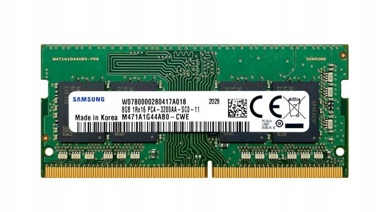 Nowa Pamięć Ram Samsung 8GB PC4 DDR4 3200MHZ Sodimm