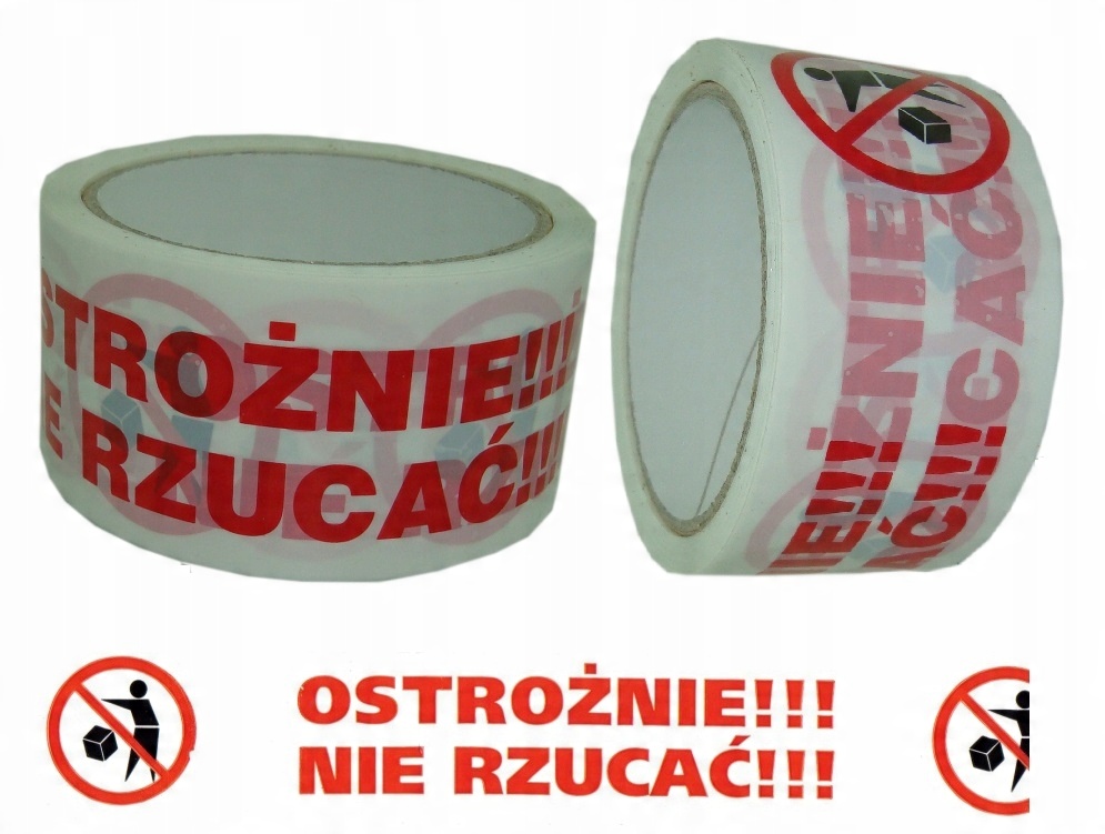 

Taśma Pakowa Klejąca Samoprzylepna Nie Rzucać 60y