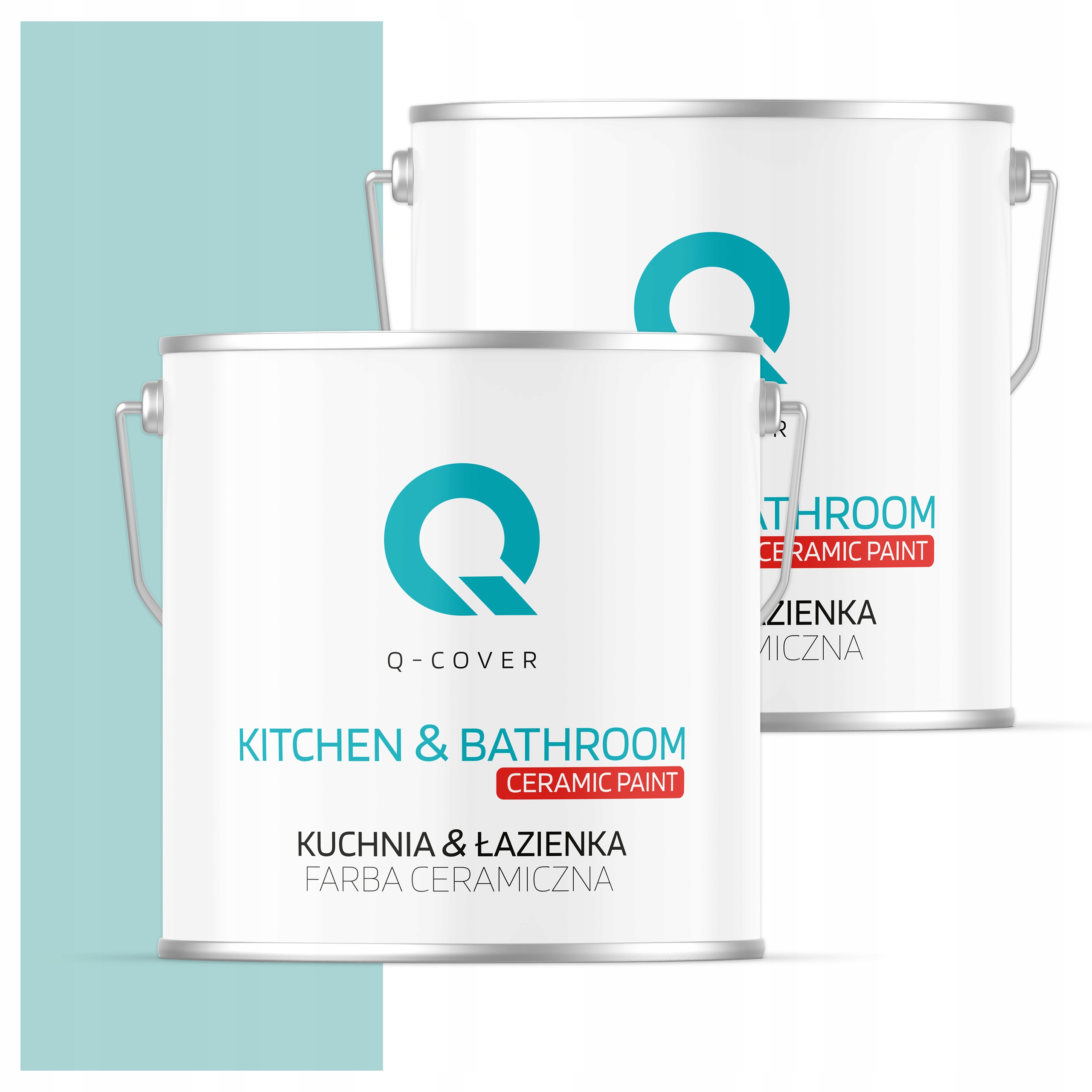 Farba do kuchyne a kúpeľne Umývateľná 5L Hlboká matná tyrkysová svetlá H1462