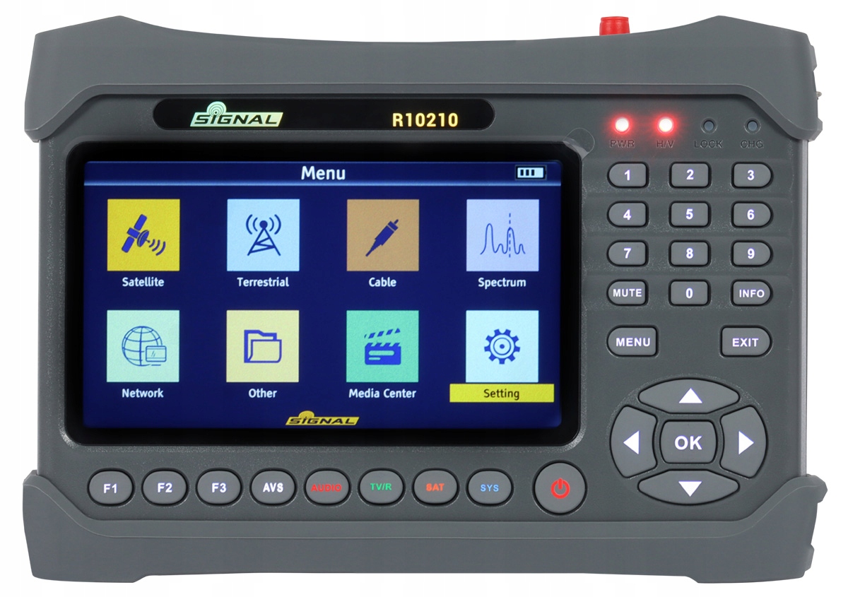 

Miernik DVB-T/T2/C DVB-S/S2 ST-6986 Hevc Signal
