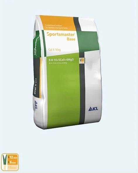 Hnojivo ICL Sportsmaster Base Cal K Mag, 00-00-14 +17CaO +6MgO +48SO3, 25kg