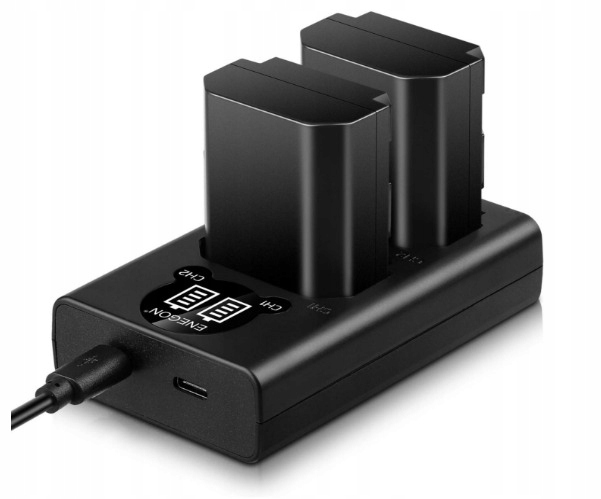 Zestaw 2 x bateria 2280 mAh z ładowarką Enegon NP-FZ100 Sony Alpha