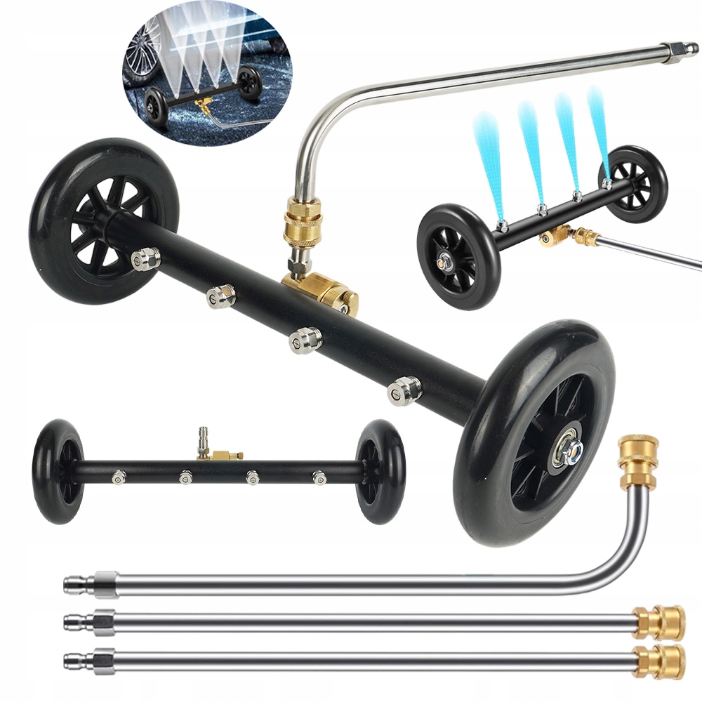 Vysokotlaká Myčka Lanka Se 4 Tryskami Pro Myčku Podvozku Auta 1/4"