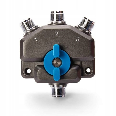 Przełącznik antenowy 3-pozycyjny Avair AV-SW3M (0-800 MHz) gniazda Pl M