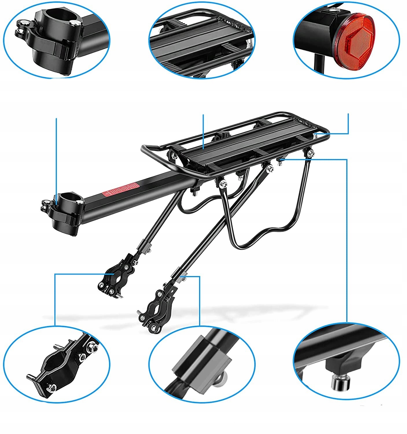 TORBA NA ROWER + BAGAŻNIK ZESTAW rowerowy SAKWA TORBA ROWEROWA 2W1 XXL 55l Marka Korbi