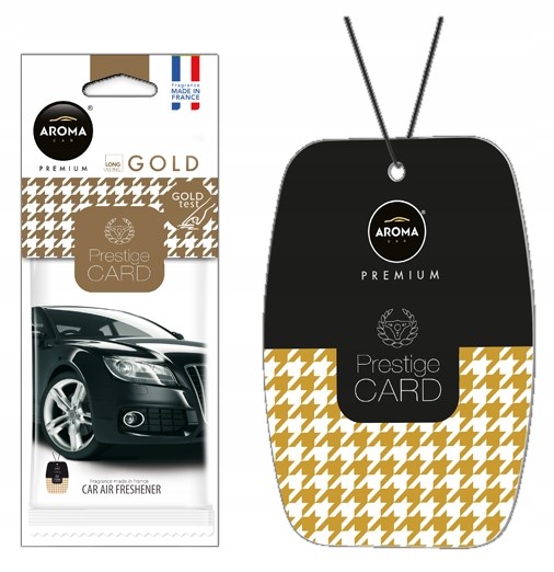 

Aroma Prestige Card zawieszka samochodowa Gold