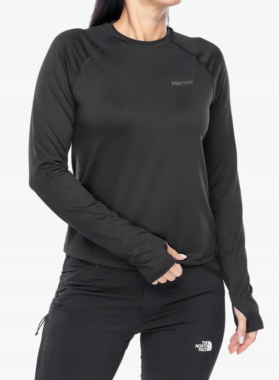 Bluza damska bez kaptura Marmot Windridge Ls black Xs