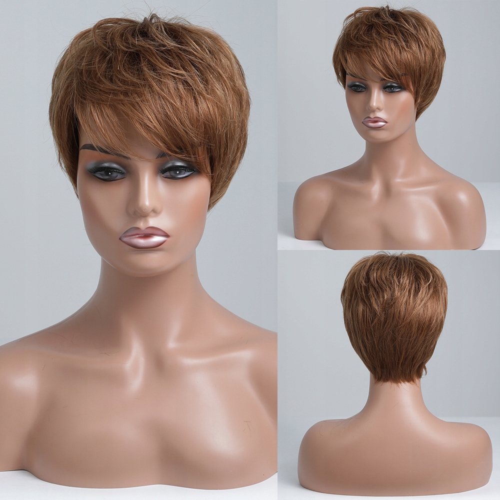 Rezatá paruka z pravých a umělých vlasů Maddie