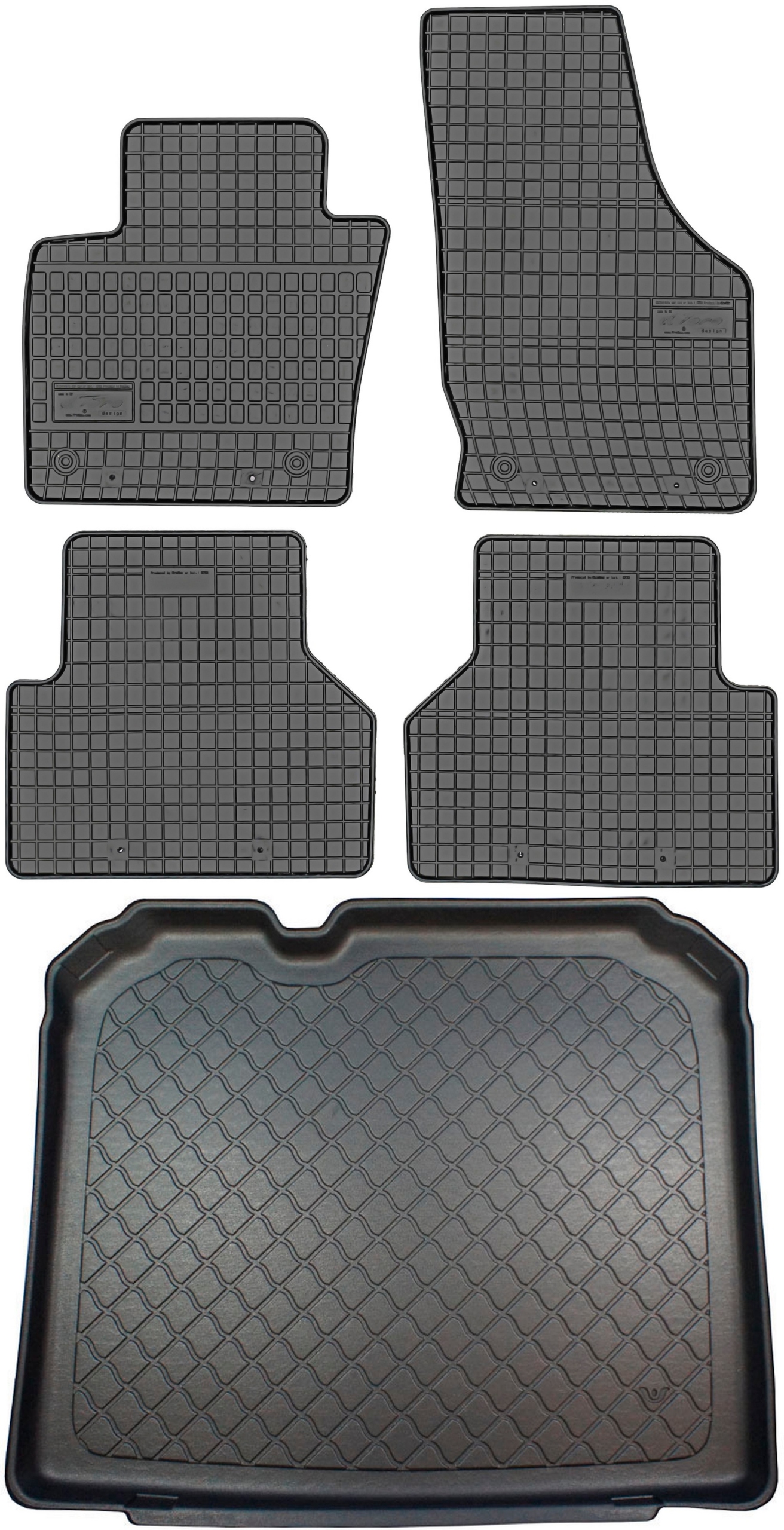 Audi Q3 I Suv 2011-2018 Koberce s rohožou