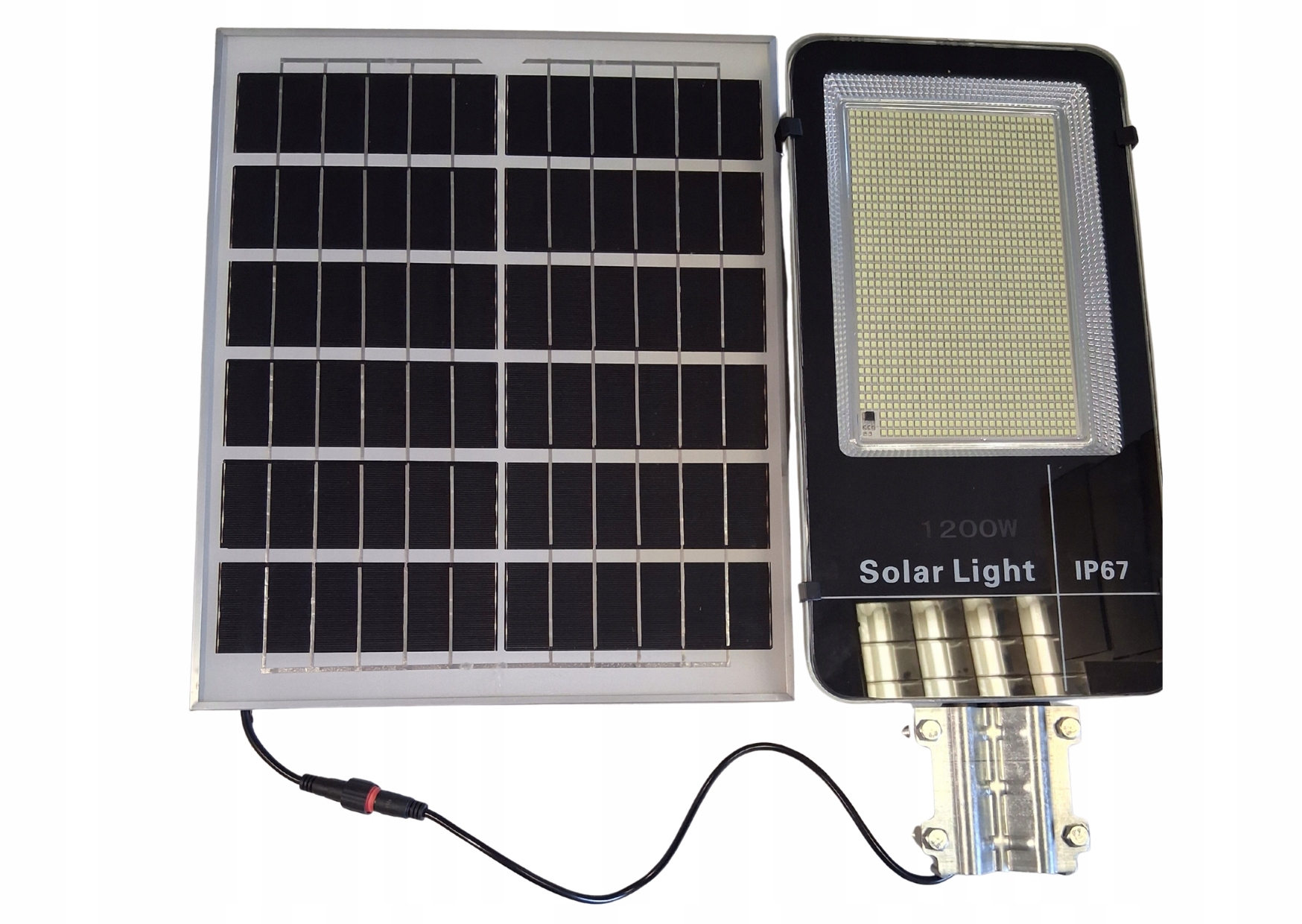 Solárna Led lampa 1200 W s diaľkovým ovládaním, pouličná lampa