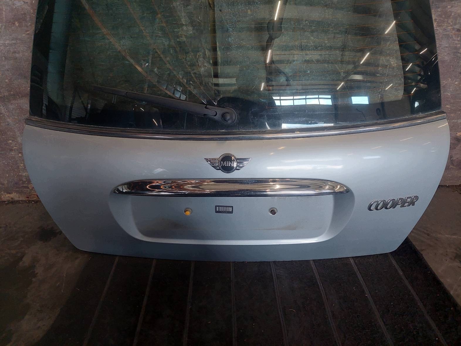 trunk door boot + lights MINI COOPER R50 900/7 PURE SILVER