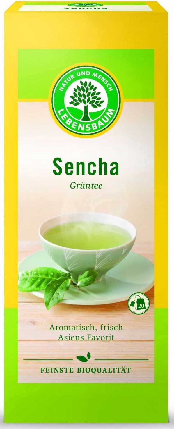 Levně Lebensbaum Čaj zelený sencha expresní Bio (20 x 1,5 g) 30 g